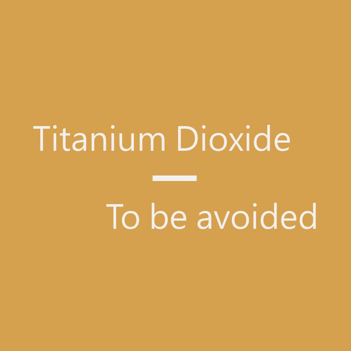 Titanium Dioxide, to be avoided